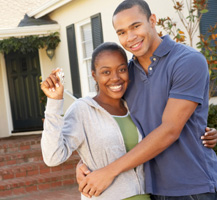 couple in new house